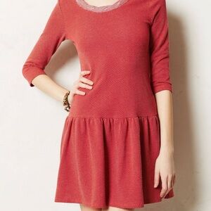 Puella Textured Abingdon Tunic Dress Size L - ANTHROPOLOGIE